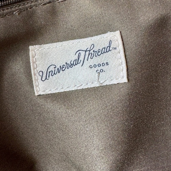 Universal Thread Goods Co. Olive Military Green Faux Leather Commuter Backpack - Picture 7 of 15